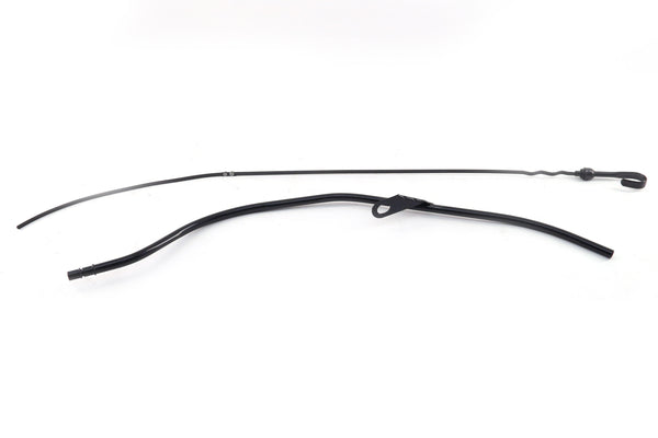 Steel Oil Pan Dipstick – 1983-1993 Ford Mustang 427/460 7.5L Engine, Black Finish | High-Performance Replacement Dipstick Tube