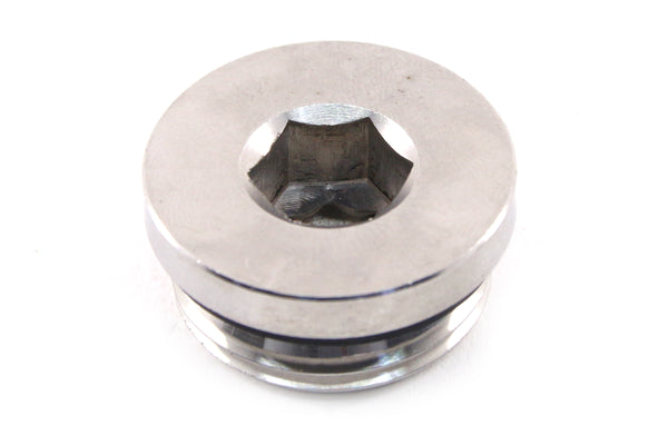 Stainless Steel Oil Drain Plug – 304 Stainless, M28x2 Thread, IHRH Inner Hex Round Head | High-Strength Replacement