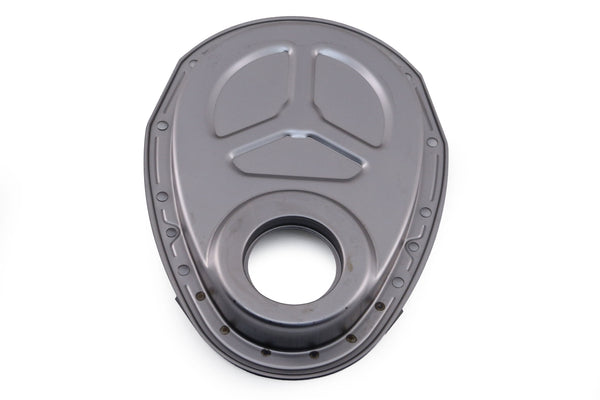 Steel Timing Chain Cover for Roller Cam Fits 1955–1995 Chevy SBC 283–400 – Raw