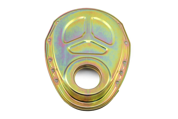 Steel Timing Chain Cover for 1955–1995 Chevy Small Block 283–400 – Zinc