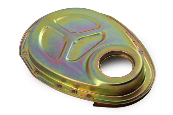 Steel Timing Chain Cover for 1955–1995 Chevy Small Block 283–400 – Zinc