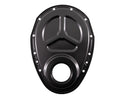 Steel Timing Chain Cover for Roller Cam Fits 1955–1995 Chevy SBC 283–400 – Black
