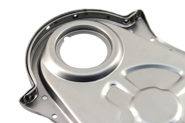 Raw Steel Timing Chain Cover – Chevy Big Block 396–454 Engines