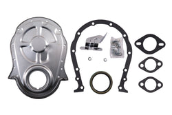 Raw Steel Timing Chain Cover Set with Timing Tab – Chevy Big Block 396–454 (1966–1990)
