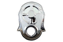 Chrome Steel Timing Chain Cover Set with Timing Tab – Chevy Big Block 396–454 (1966–1990)