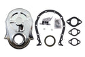 Chrome Steel Timing Chain Cover Set with Timing Tab – Chevy Big Block 396–454 (1966–1990)