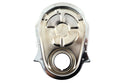 Chrome Steel Timing Chain Cover Set with Timing Tab – Chevy Big Block 396–454 (1966–1990)
