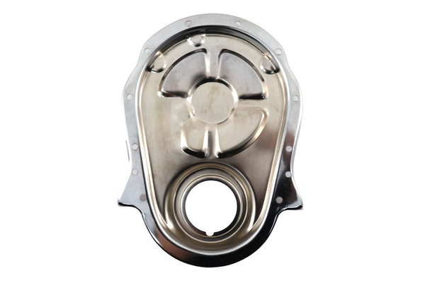 Chrome Timing Chain Cover – Chevy Big Block 396–454 Engines