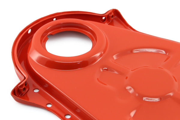 Orange Timing Chain Cover – Chevy Big Block 396–454 Engines