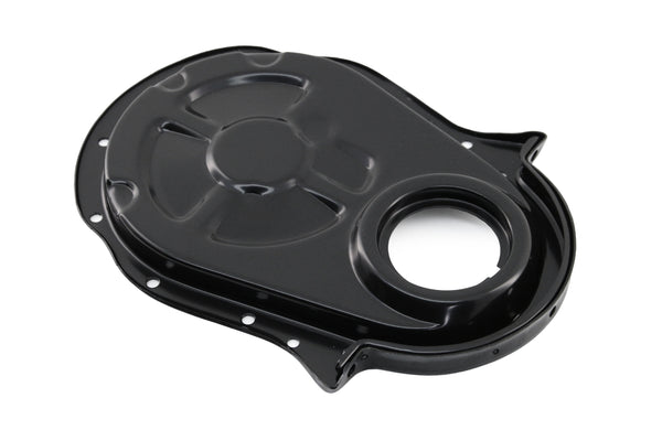 Steel Timing Chain Cover – EDP Black for 1966–1990 Chevy Big Block 396, 402, 427, 454 Engines