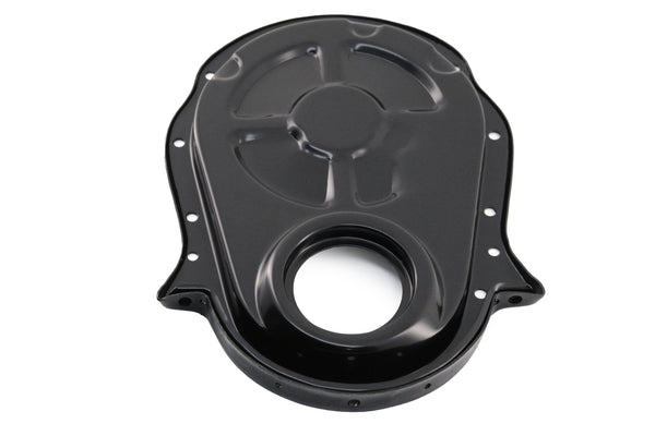 Steel Timing Chain Cover – EDP Black for 1966–1990 Chevy Big Block 396, 402, 427, 454 Engines
