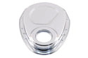 1955-65 CHEVY SMALL BLOCK 283-305-327-350-400 STEEL 2-PIECE TIMING CHAIN COVER SET - CHROME