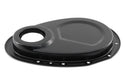 1955-65 CHEVY SMALL BLOCK 283-305-327-350-400 STEEL 2-PIECE TIMING CHAIN COVER SET - BLACK