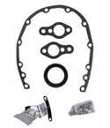 Steel Timing Chain Cover Kit for Roller Cam Fits 1955–1995 Chevy SBC 283–400 – Chrome