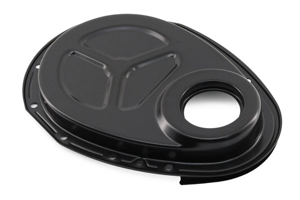 Steel Timing Chain Cover Kit for Roller Cam Fits 1955–1995 Chevy SBC 283–400 – Black