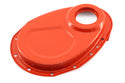 Steel Timing Chain Cover Set with Timing Tab Fits 1955–1995 Chevy SBC 283–400 – Painted Orange