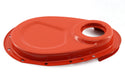 Steel Timing Chain Cover Set with Timing Tab Fits 1955–1995 Chevy SBC 283–400 – Painted Orange