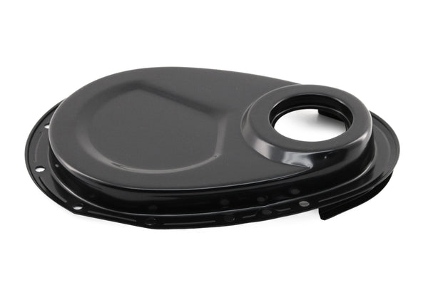 Steel Timing Chain Cover Set with Timing Tab Fits 1955–1995 Chevy SBC 283–400 – Black