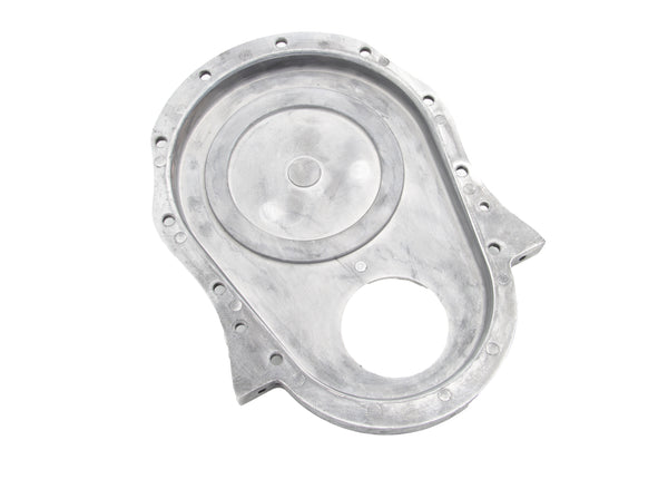 ALUMINUM 1966-90 CHEVY BB 396-402-427-454 TIMING CHAIN COVER - POLISHED