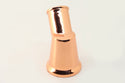 CHEVY SMALL BLOCK-BIG BLOCK ALUMINUM 45 DEGREE SWIVEL WATER NECK - COPPER