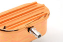 CHEVY-FORD-MOPAR BILLET ALUMINUM BREATHER W- TUBE - FINNED - COPPER