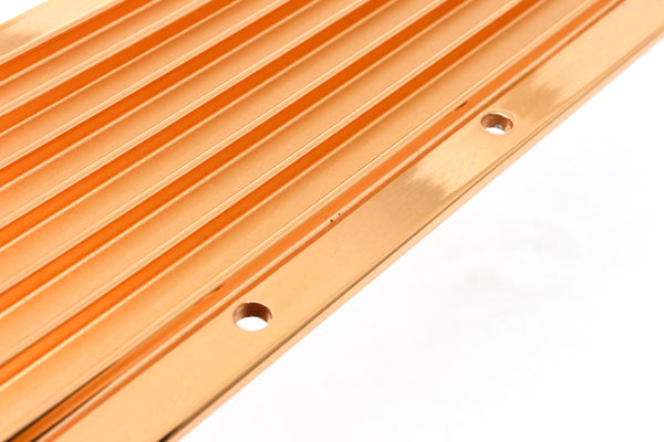 ALUMINUM LS2, LS3 LS7 & LSX SERIES ENGINE VALLEY PLATE OIL FILLER HOLE - COPPER
