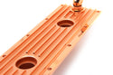 ALUMINUM LM7, LQ4, LQ9 4.8L, 5.3L, 6.0L LS SERIES ENGINE VALLEY PLATE OIL FILLER HOLE FOR KNOCK SENSOR - COPPER