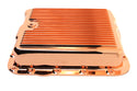 CHEVY-GM 700R4-4L60E-4L65E ALUMINUM TRANSMISSION PAN KIT FINNED - COPPER