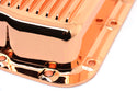 CHEVY-GM 700R4-4L60E-4L65E ALUMINUM TRANSMISSION PAN KIT FINNED - COPPER