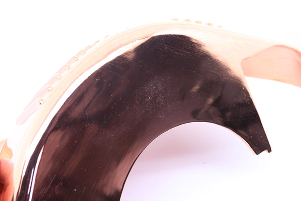 CHEVY-GM TURBO TH-350-TH-400 ALUMINUM FLYWHEEL FLEXPLATE COVER - COPPER