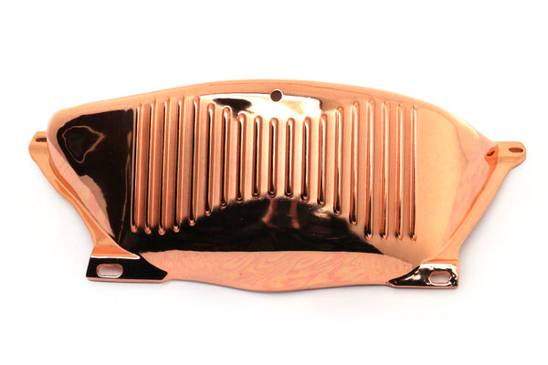 CHEVY-GM TURBO TH-350-TH-400 ALUMINUM FLYWHEEL FLEXPLATE COVER - COPPER