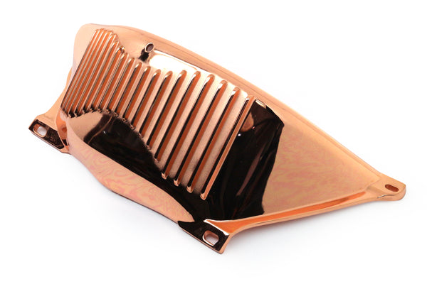 CHEVY-GM TURBO TH-350-TH-400 ALUMINUM FLYWHEEL FLEXPLATE COVER - COPPER