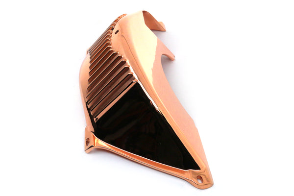 CHEVY-GM TURBO TH-350-TH-400 ALUMINUM FLYWHEEL FLEXPLATE COVER - COPPER