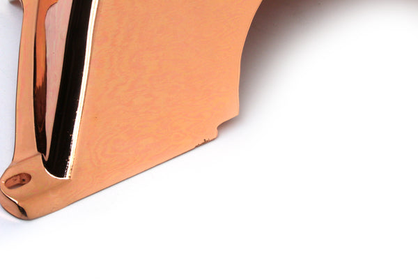 CHEVY-GM TURBO TH-350-TH-400 ALUMINUM FLYWHEEL FLEXPLATE COVER - COPPER