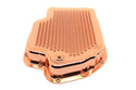CHEVY-GM TURBO TH-400 ALUMINUM TRANSMISSION PAN KIT DEEP FINNED - COPPER
