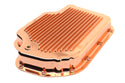 CHEVY-GM TURBO TH-400 ALUMINUM TRANSMISSION PAN KIT DEEP FINNED - COPPER