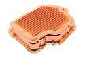 CHEVY-GM TURBO TH-400 ALUMINUM TRANSMISSION PAN KIT DEEP FINNED - COPPER