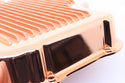 CHEVY-GM TURBO TH-400 ALUMINUM TRANSMISSION PAN KIT DEEP FINNED - COPPER