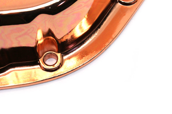 CHEVY-GM TURBO TH-400 ALUMINUM TRANSMISSION PAN KIT DEEP FINNED - COPPER