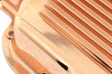 CHEVY-GM TURBO TH-400 ALUMINUM TRANSMISSION PAN KIT DEEP FINNED - COPPER