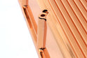 1965-95 CHEVY BIG BLOCK 396-427-454-502 TALL ALUMINUM VALVE COVERS - FINNED - COPPER