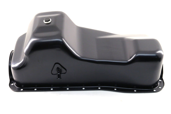 Steel Oil Pan – 1983-1993 Ford Mustang 427/460 7.5L Engine, Black Finish | High-Performance Replacement Oil Pan