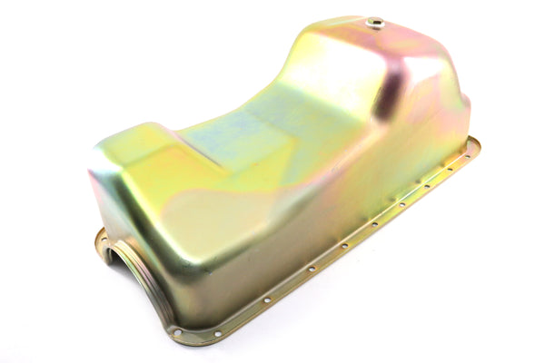 Steel Oil Pan – 1983-1993 Ford Mustang 427/460 7.5L Engine, Zinc Finish | High-Performance Replacement Oil Pan