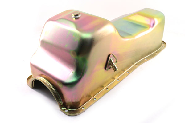 Steel Oil Pan – 1983-1993 Ford Mustang 427/460 7.5L Engine, Zinc Finish | High-Performance Replacement Oil Pan