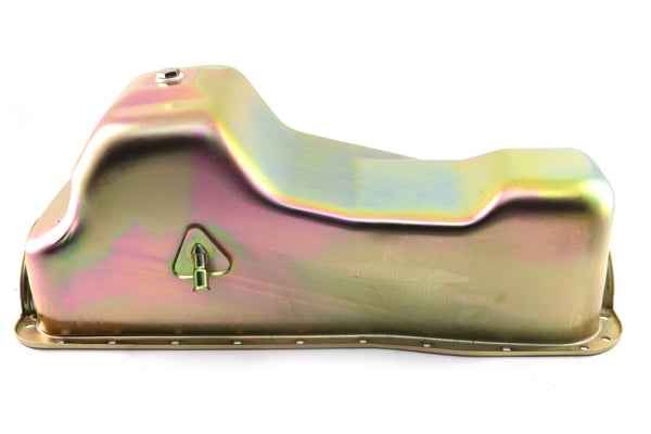 Steel Oil Pan – 1983-1993 Ford Mustang 427/460 7.5L Engine, Zinc Finish | High-Performance Replacement Oil Pan