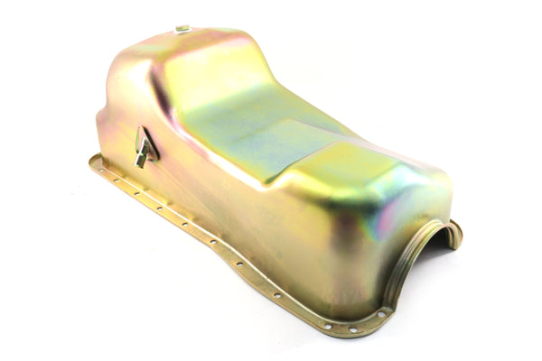 Steel Oil Pan – 1983-1993 Ford Mustang 427/460 7.5L Engine, Zinc Finish | High-Performance Replacement Oil Pan