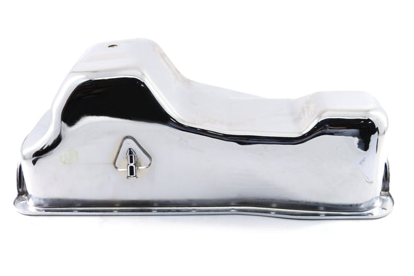 Steel Oil Pan – 1983-1993 Ford Mustang 427/460 7.5L Engine, Chrome Finish | High-Performance Replacement Oil Pan