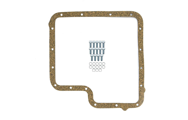 Ford C6 Stock Capacity Transmission Pan Kit with Bolts & Gasket - Chrome