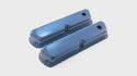 Steel Valve Covers for 1962–85 Ford SB 260‑289‑302‑351W – Smooth – 1 Hole – Blue