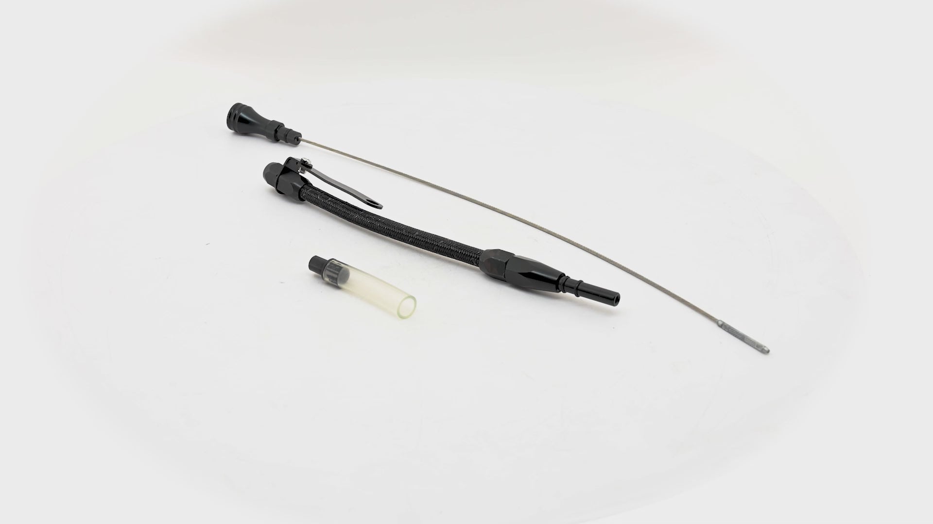 Braided Engine Oil Dipstick For Small Block Ford 5.0L 302 (1986-1995) – E44544